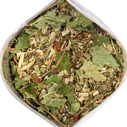 Siberian Green Sea Buckthorn Tea with Black Currant Leaves – Wild-Harvested & Caffeine-Free