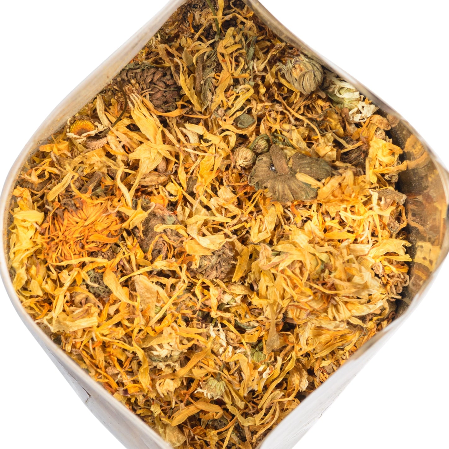 Siberian Green Calendula & Chamomile Tea – Wild Harvested Caffeine-Free (227g / 8 oz)