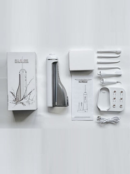 Portable Water Flosser with Multiple Nozzles