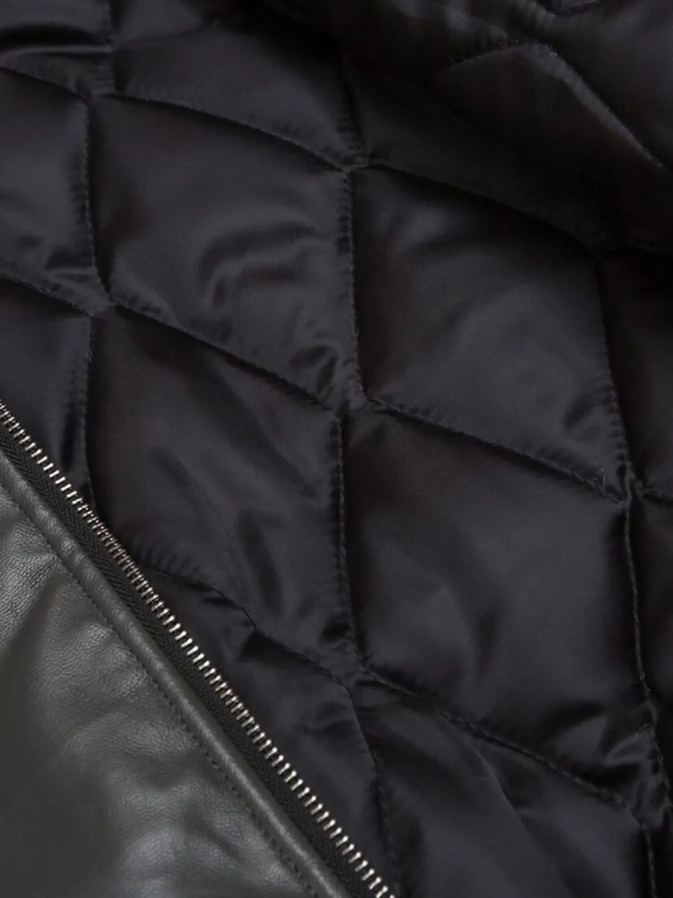 Men's Faux Fur Hooded Contrast Bomber Jacket