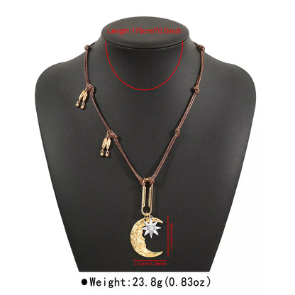 Moon & Sun Pendant Necklace