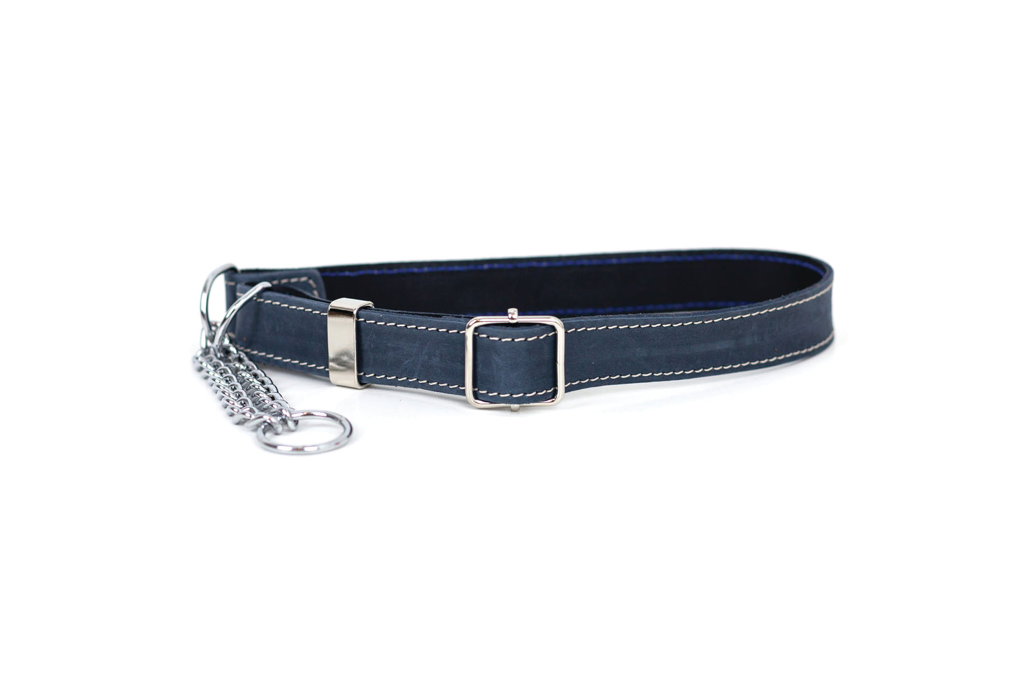 Martingale Leather Dog Collar