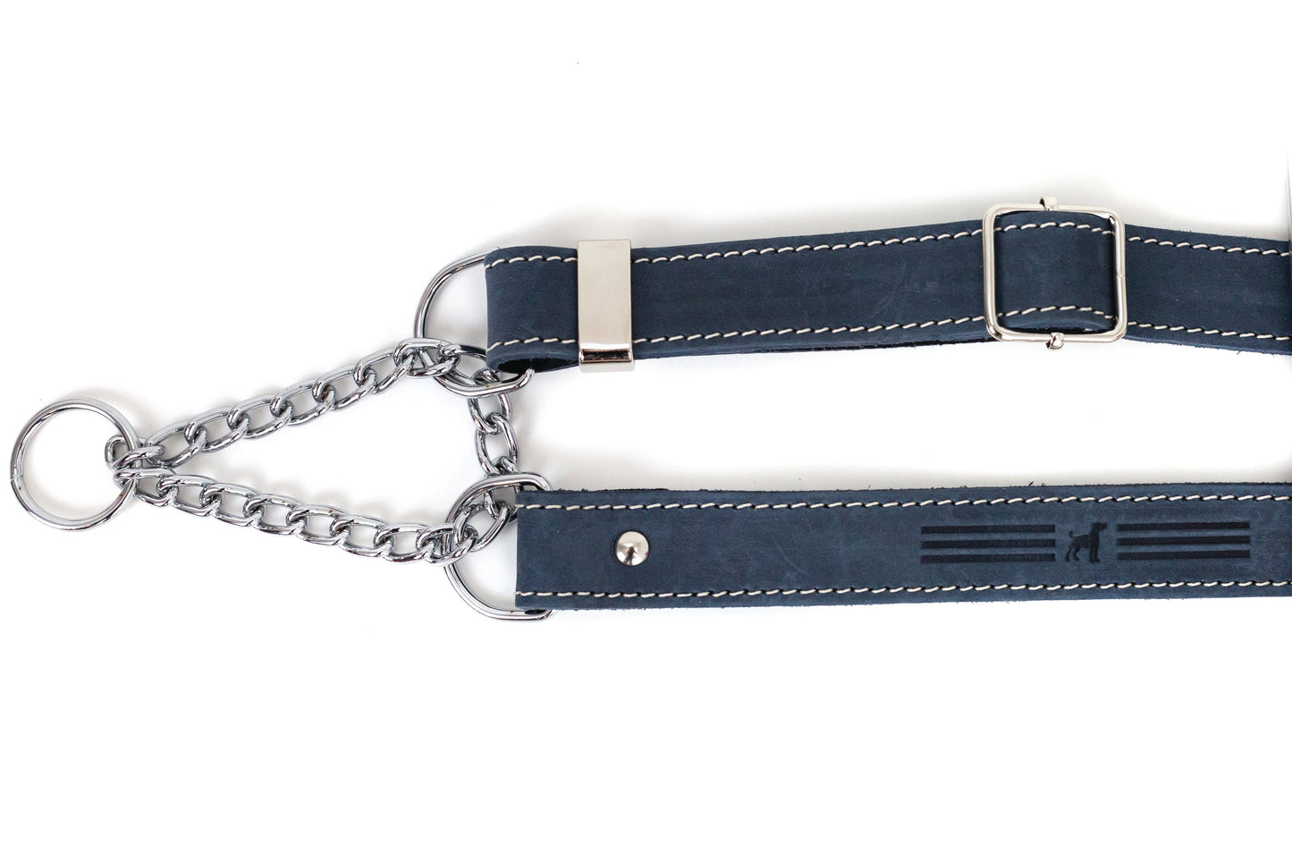 Martingale Leather Dog Collar