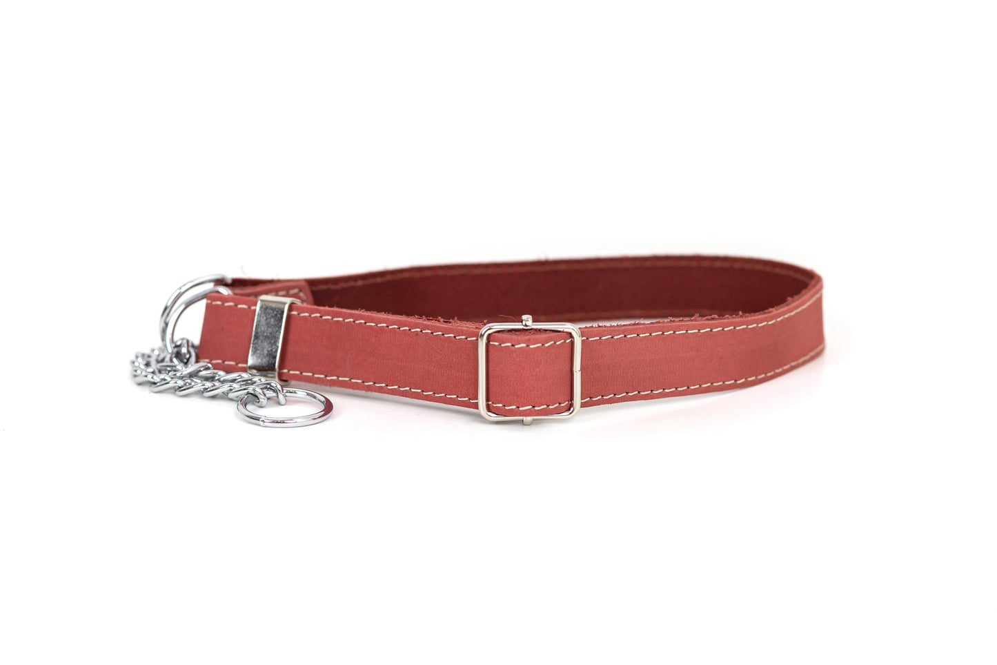 Martingale Leather Dog Collar