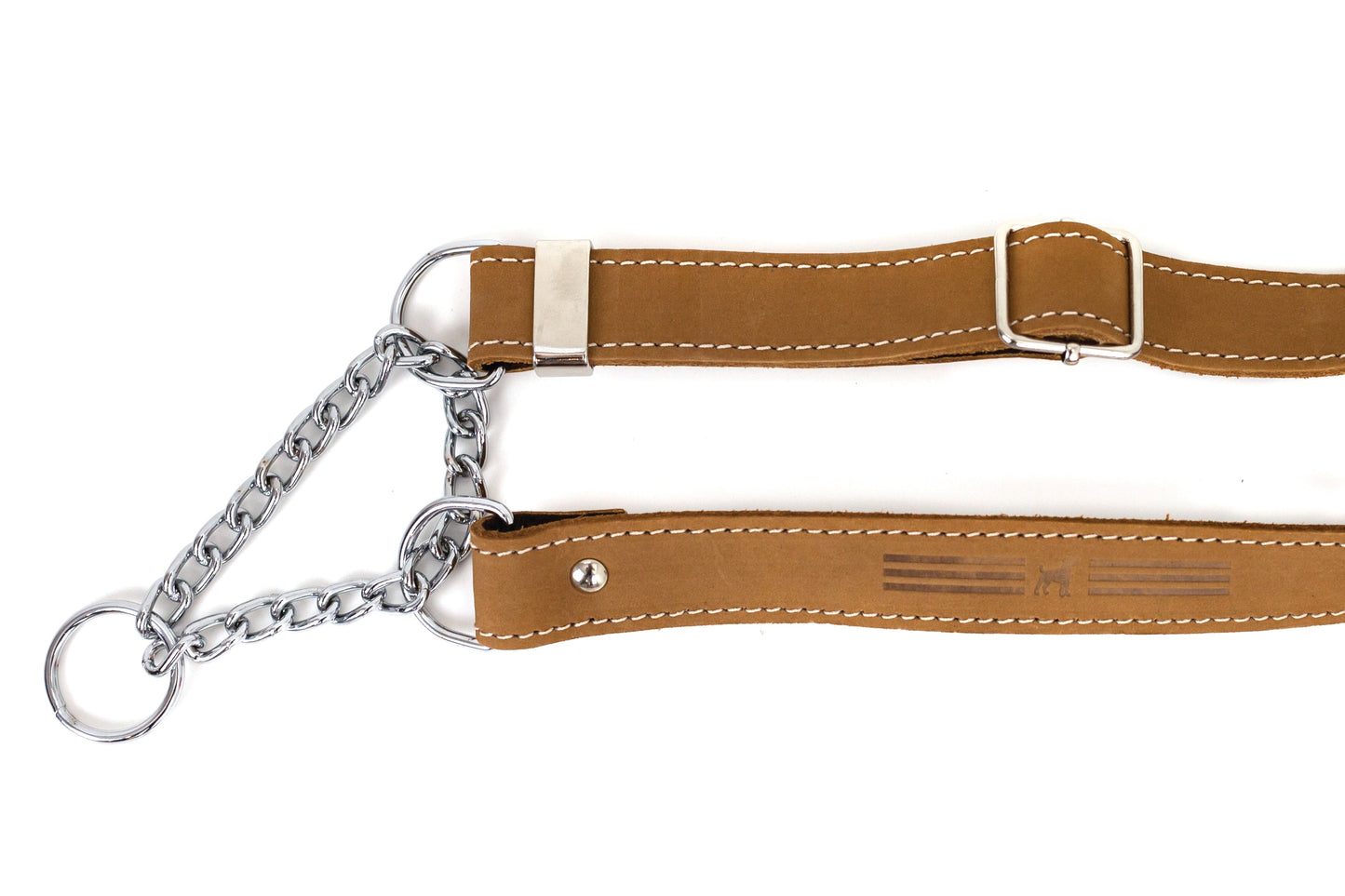 Martingale Leather Dog Collar