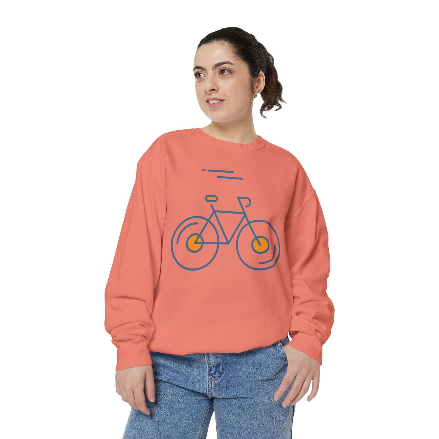 SW-063ML-24 Unisex Warm Garment-Dyed Sweatshirt