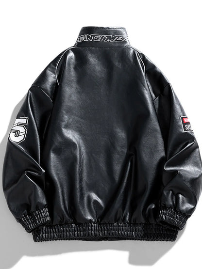 Men's Plus Size Zip Up Long Sleeve Jacket