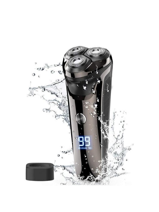 Electric Rotary Shaver with LED Display