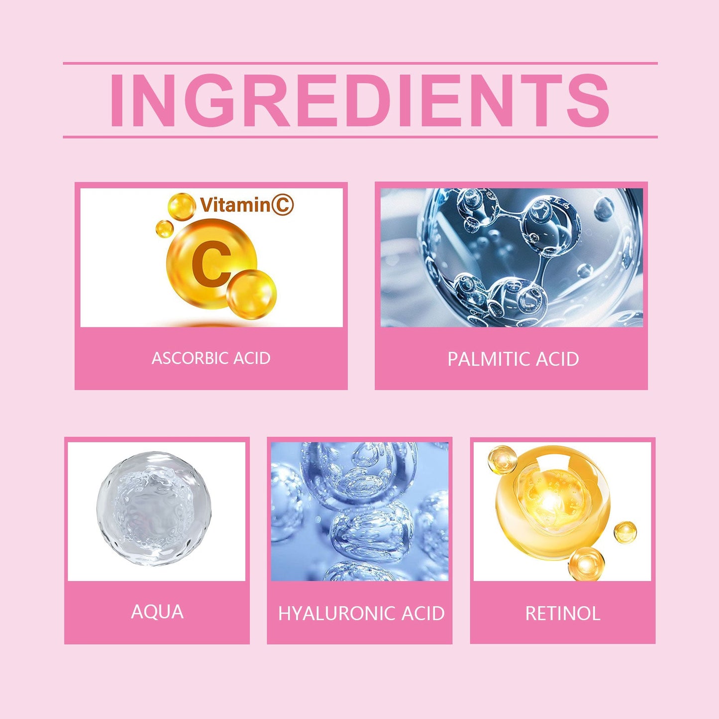 OUHOE Retinol Hydrating Serum, A Delicate And Moisturizing Face Anti-Wrinkle Serum With Retinol Vitamin C