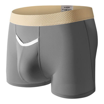 Mens Quick-Drying Ice-Silk Breathable Ultra-Thin Slim-Fit Shorts For Sports