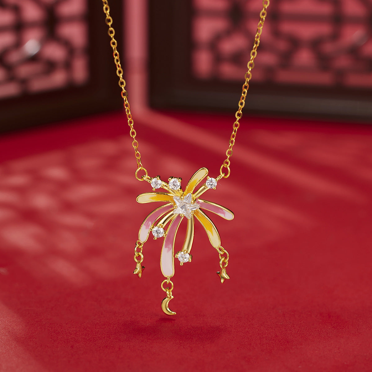 Starburst Pendant Necklace