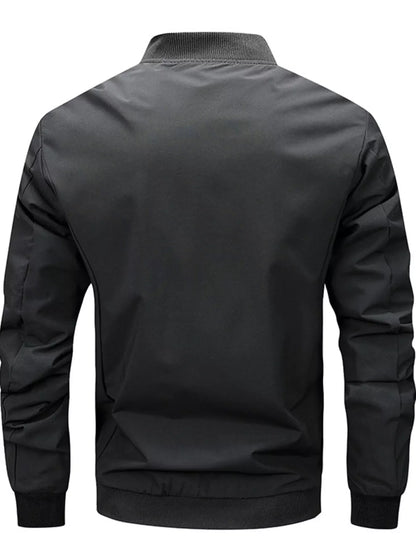 Men's Plus Size Zip Up Bomber Jacket