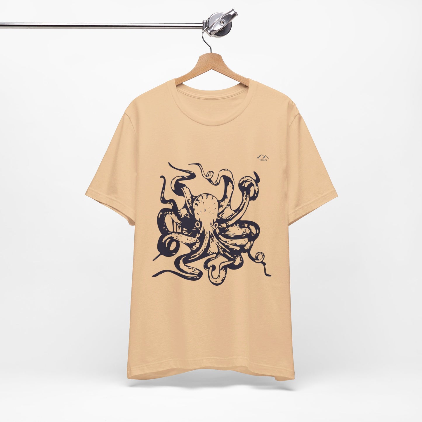TS-034ML-24 Octopus T-Shirt Ocean Lover Octopus Art Design