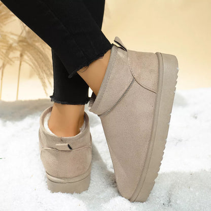 Round Toe Platform Boots