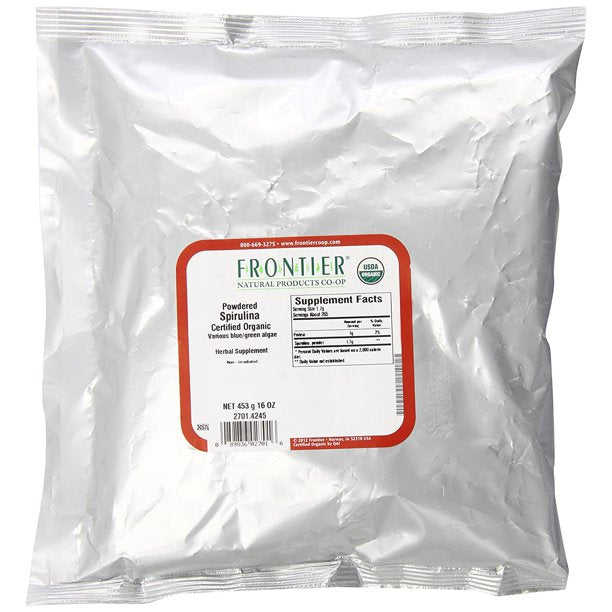 Frontier Herb Premium Organic Spirulina - 1 Lb