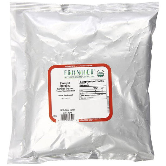 Frontier Herb Premium Organic Spirulina - 1 Lb