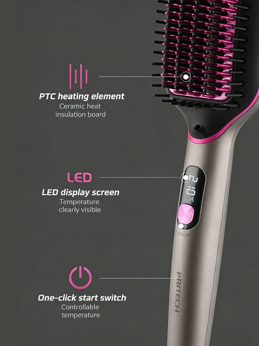 Fast Heating Anti-Scald Straightening Comb