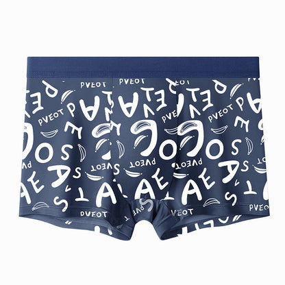 Medium waist breathable thin boxer shorts