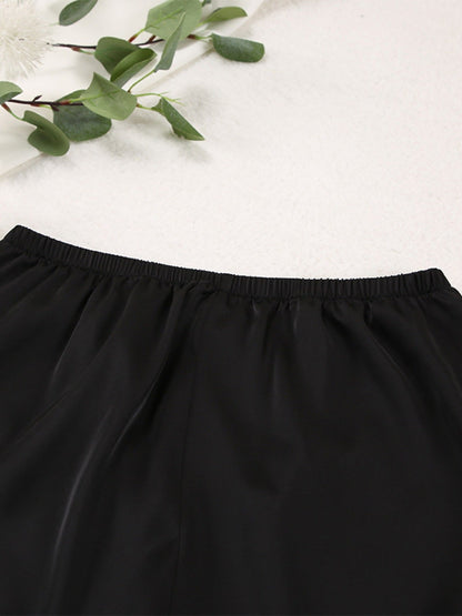 Long Sleeve Top and Wide Leg Pants Lounge Set