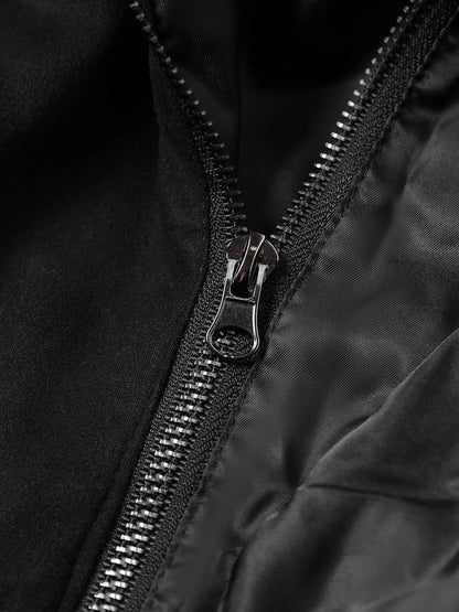 Men's Long Sleeve Hooded Zip-Up Jacket