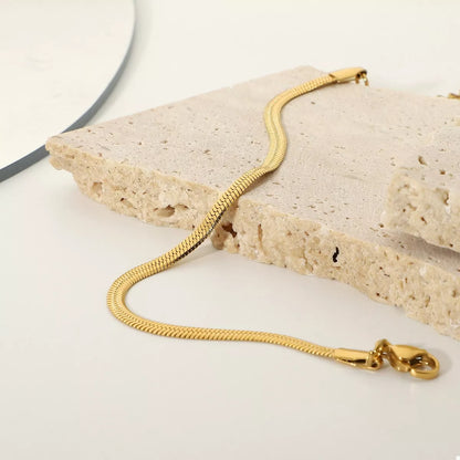 Stainless Steel Minimalist Chain Bracelet