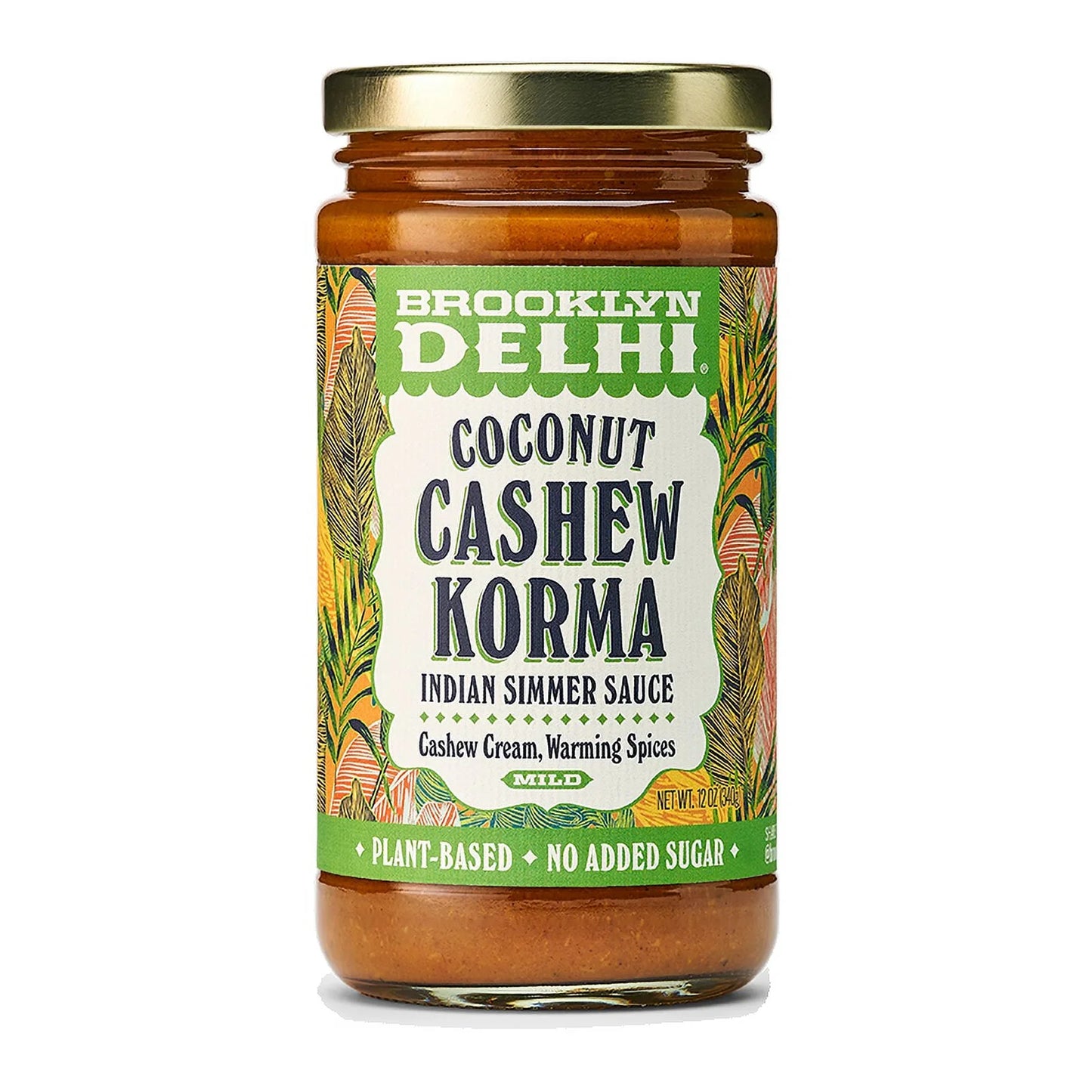 Brooklyn Delhi Llc - Smmr Sce Cshw Cnut Korma, 12 oz (Case of 6) - Plant-Based Korma Sauce
