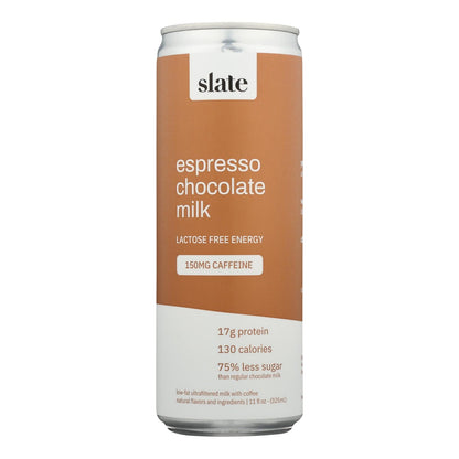 Slate Milk 12-Pack 11 Fl Oz Low-Fat Espresso