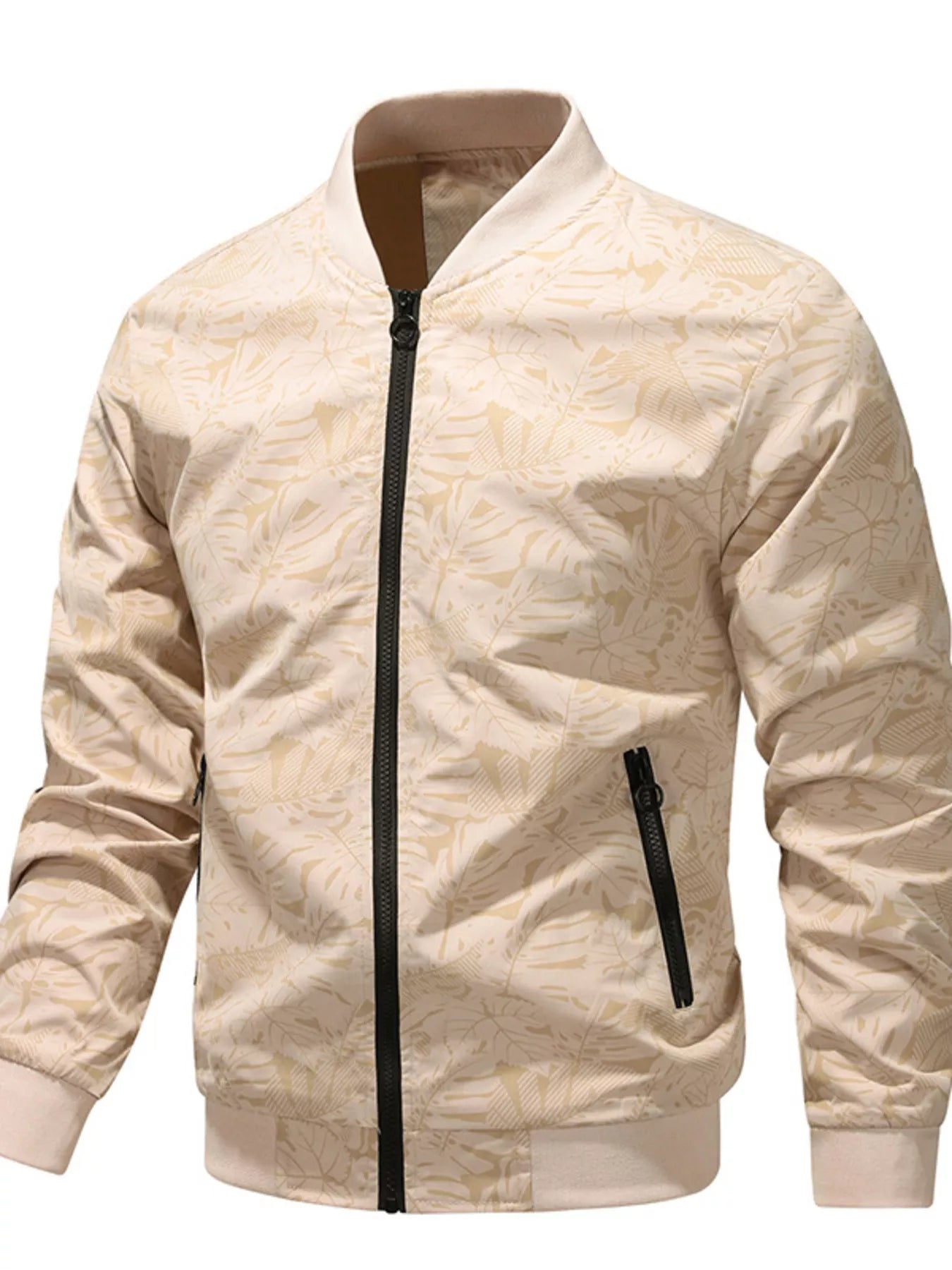 Men's Plus Size Zip Up Lightweight Bomber Jacket