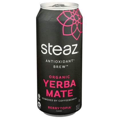 Steaz Yerba Mate Brytopia, 12 Pack, 16 Fl. Oz Per Bottle