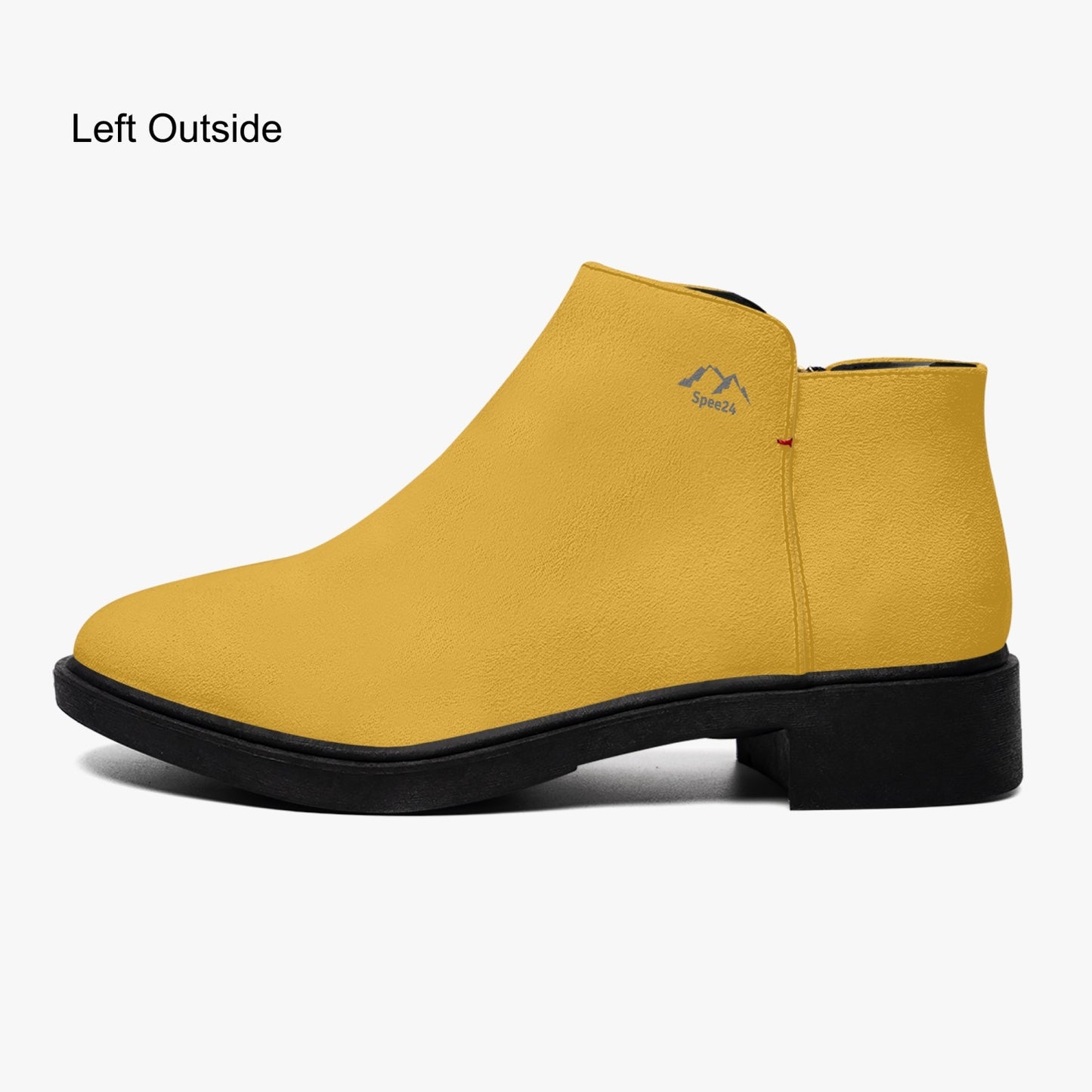 SHO-017YEL-24 Fashion Zipper Boots
