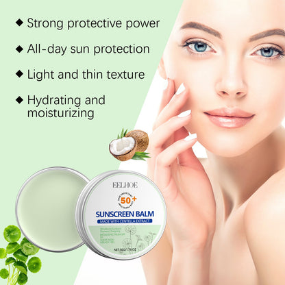 Eelhoe Centella Protective Cream Summer Uv Isolation Refreshing Non-Sticky Moisturizing Protective Cream