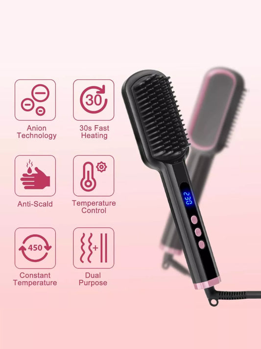 Frizz-Free Hair Straightening Comb