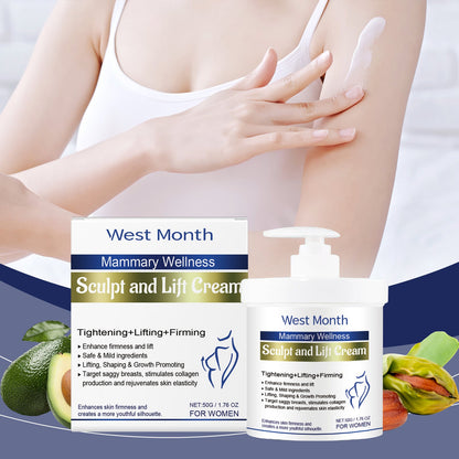West&Month Breast Care Cream Breast Hydrating And Lifting Gentle Lifting Elastic Massage Cream