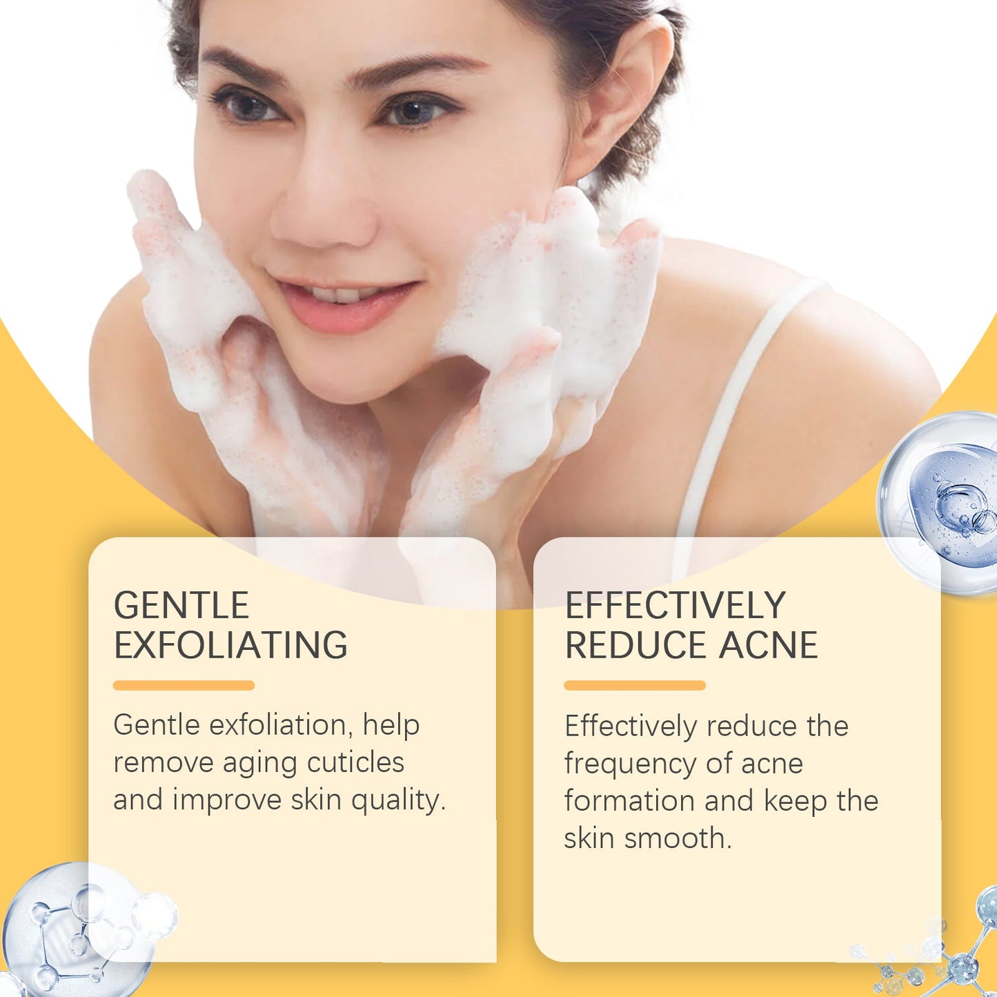 West&Month Cleansing Soap, Moisturizing, Gentle, Clean, Soft, Moisturizing, Refreshing, Oil-Control Hand-Made Cleansing Soap