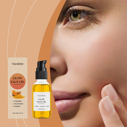 Viareline Turmeric Facial Essential Oil Nourishes, Hydrates, Moisturizes And Cares For The Skin Of The Face And Neck