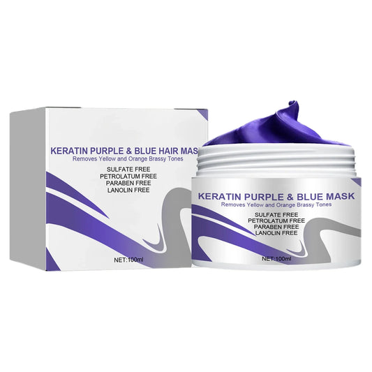 KERATIN Purple & Blue Hair Mask