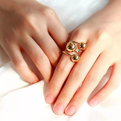 Multi Layered Ball Ring