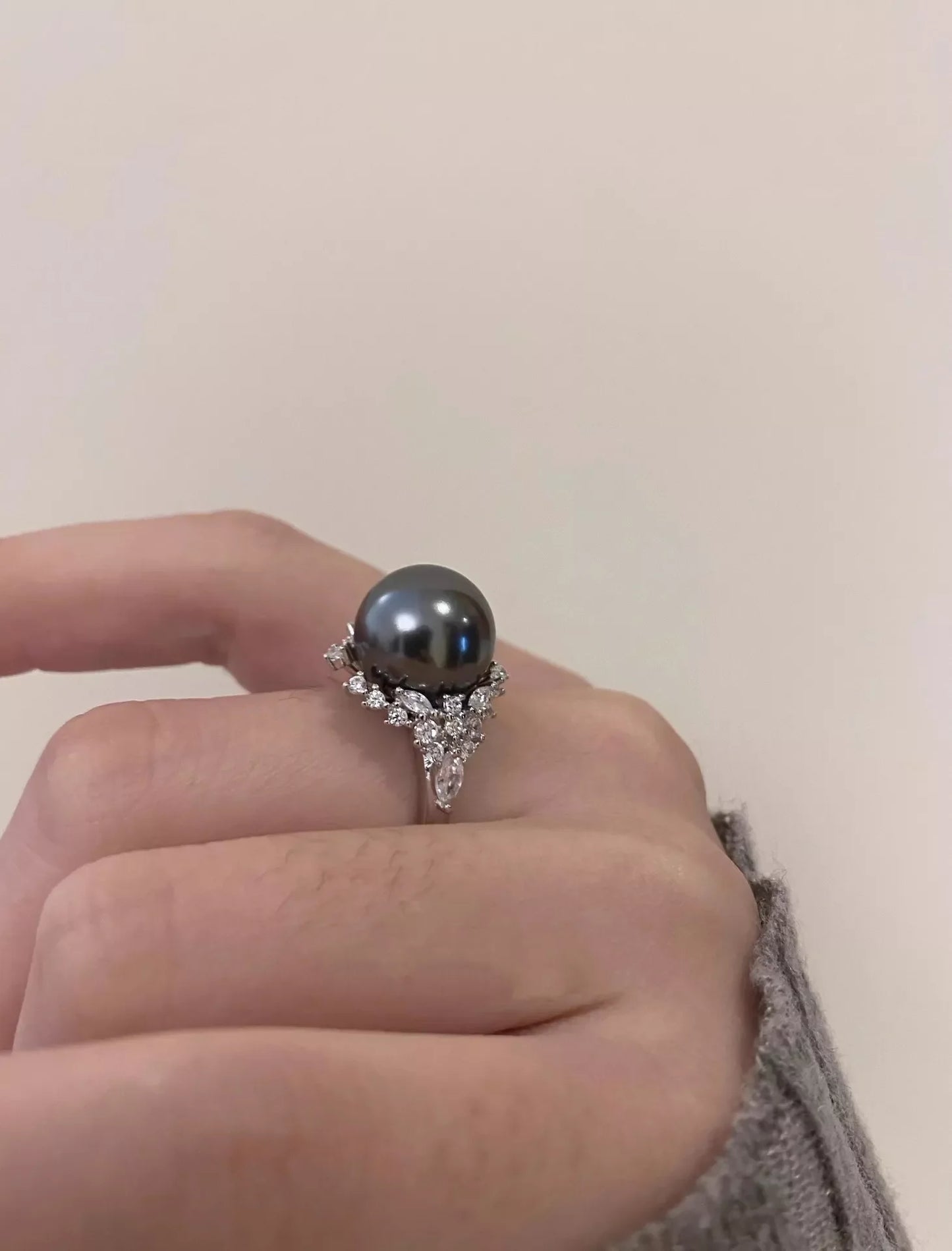 925 Sterling Silver Pearl Ring