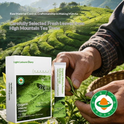 30g Matcha Powder For Baking Desserts Ice Cream Tea Drinks And Milk TeaLow-Fat Green Tea Powder
