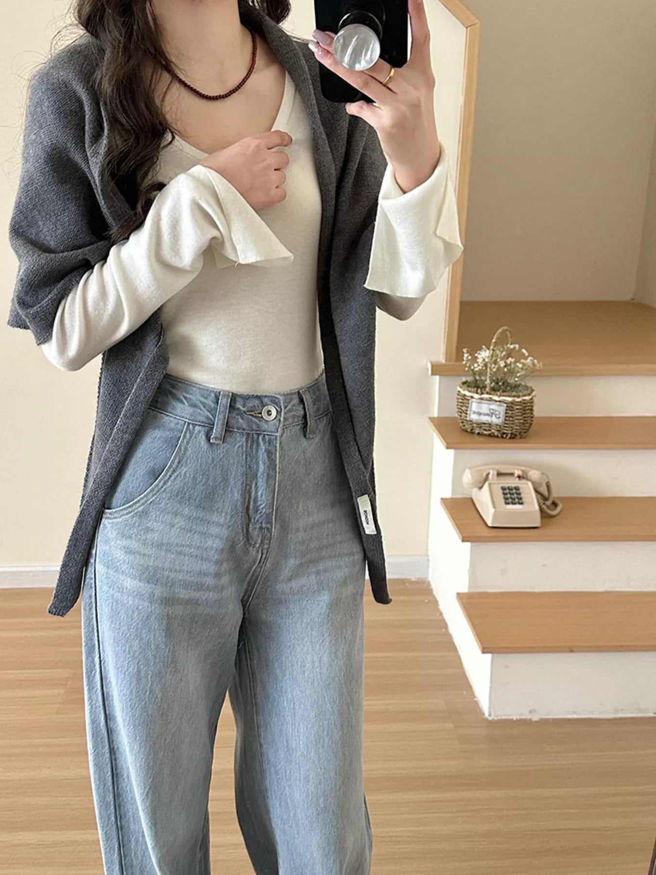 Knitted Solid Color Scarf