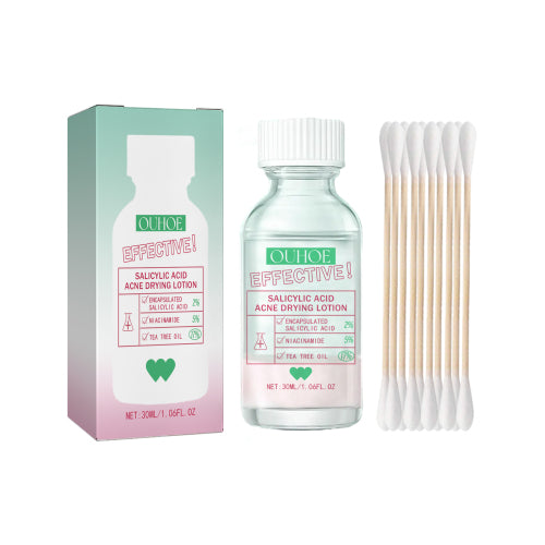 OUHOE Salicylic Acid Acne Lotion Gently Cares For Acne-Prone Skin, Refines Pores And Moisturizes Facial Skin