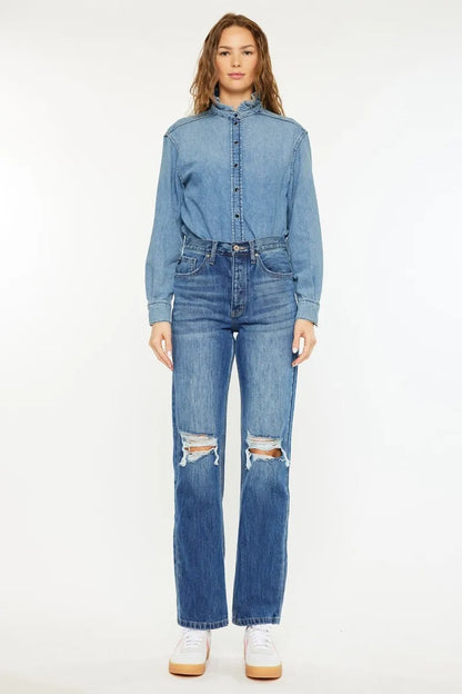 Kancan Ultra High Rise 90's Boyfriend Jeans
