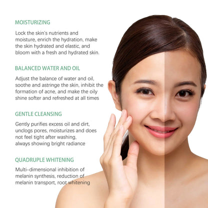 West&Month Brightening And Freckle-removing Facial Cleanser, Cleansing And Brightening Skin Moisturizing And Non-tightening Cleanser