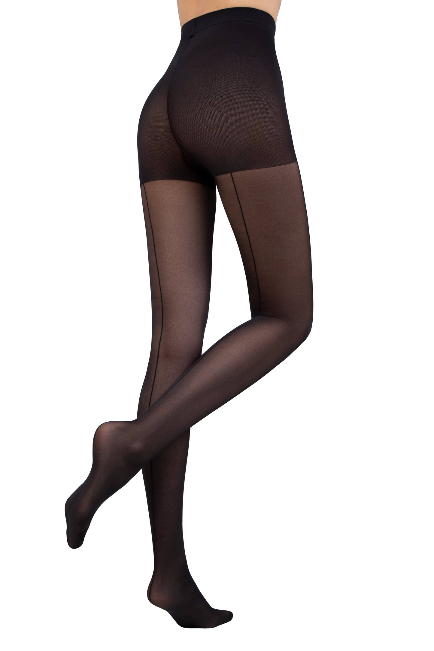 Conte Line Slim 40 Den - Shaping Fantasy Women's Tights with a seam imitation (22С-2СП)