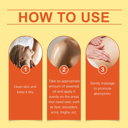 West&Month Turmeric Body Whitening Oil, Daily Gentle Moisturizing Body Skin Delicate Skin Oil