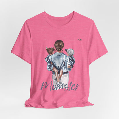 TS-075ML-24 Momster Love shirt Mom Gift Art Design