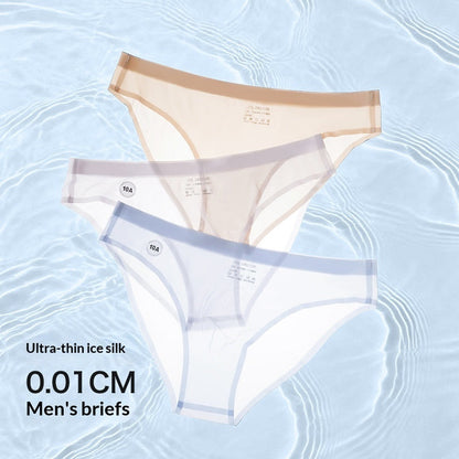 SpringSummer Jelly Mask Transparent 10A Antibacterial Mens Seamless Briefs