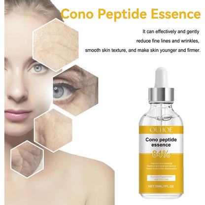 OUHOE Cono Peptide Essence, Moisturizing Facial Fine Lines Smooth Skin Moisturizing Essence