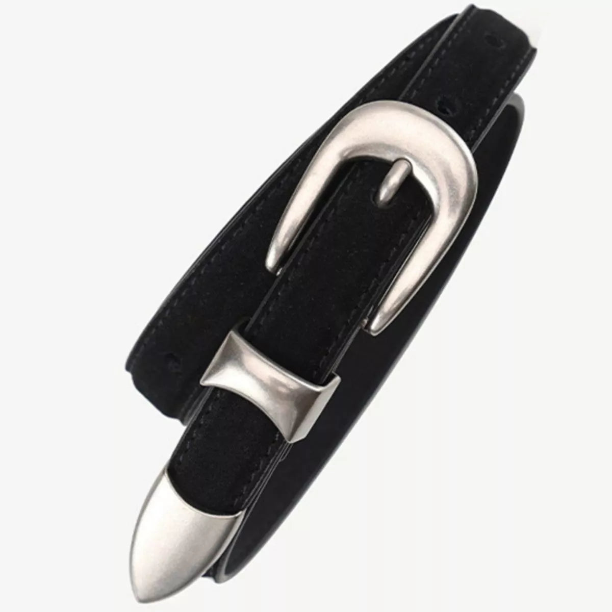 Cowhide Leather Western Belt