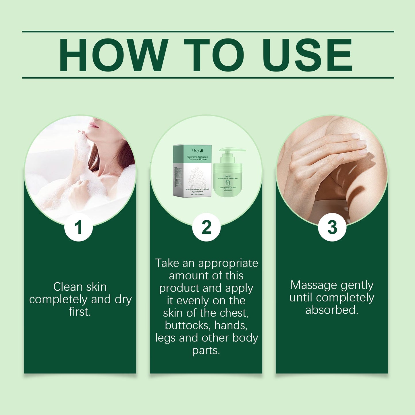 Hoygi Collagen Body Moisturizer, Hydrates And Nourishes The Skin Smooth And Delicate Body Skin Care Cream
